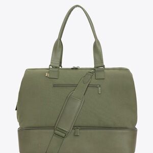 BEIS Olive Green Weekender Travel Bag